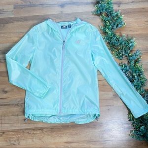 NB | Thin Hooded Zip Up Rain Coat